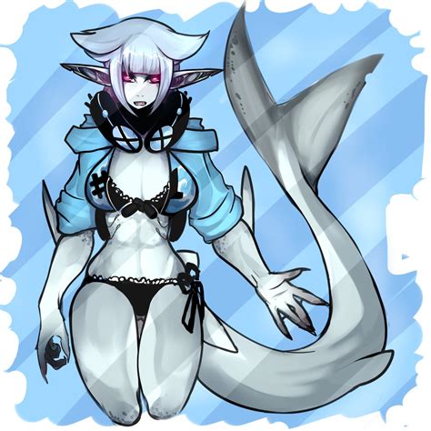 Shark Human Hybrid Anime Version