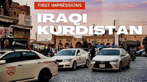 First impressions of Iraqi Kurdistan in Erbil - discovering local cuisine and bazar - YouTube