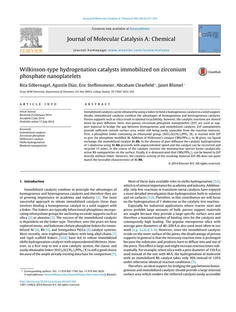 Journal of Molecular Catalysis