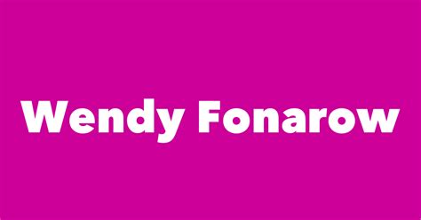 Wendy Fonarow - Spouse, Children, Birthday & More