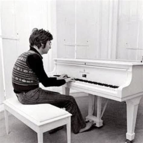 A white piano in a white room. Is there anything else more fabulous? | John lennon, John lennon ...