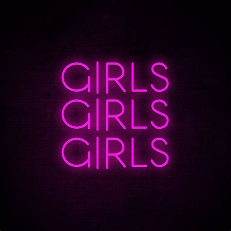 Great deal on 'Girls Girls Girls' Neon Signs Pink Light Dorm Wall | Room Decor - MakeNeon – Make ...