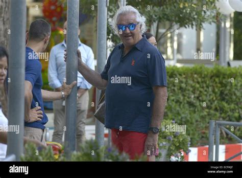 Flavio Briatore and his wife Elisabetta Gregoraci take their son Falco ...