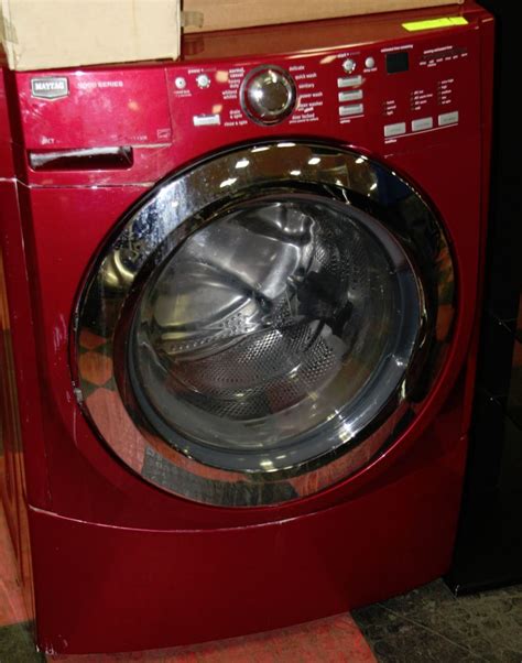 RED MAYTAG WASHING MACHINE 4000 SERIES 4.5CU.FT