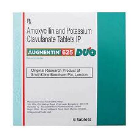 Augmentin 625 Duo Tablet Buy online, fast home delivery