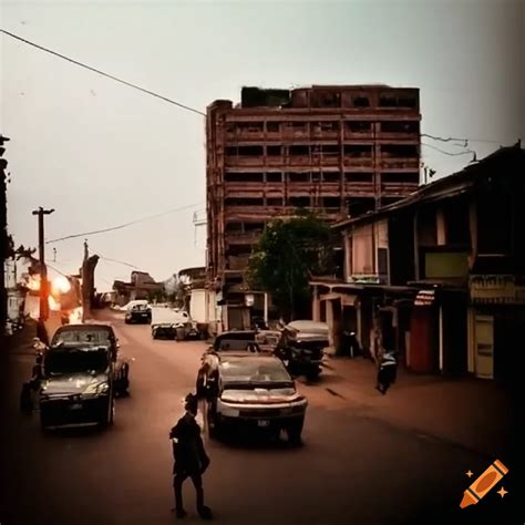 Cityscape of bujumbura on Craiyon