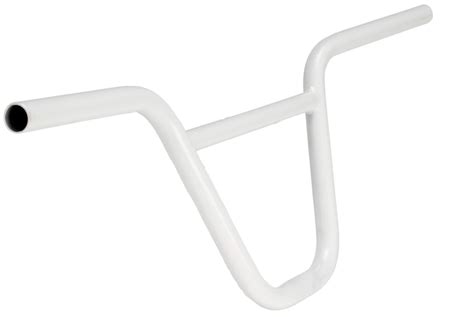 BMX steel handlebars white