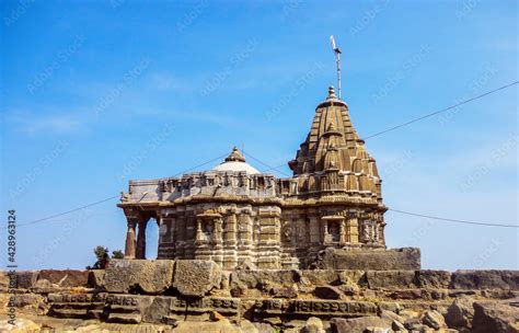 Jain Temple in Pavaghadh gujarat. Digambar Jain Temple in Champaner Pavagadh, Gujarat. Ancient ...