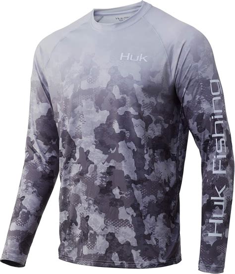 HUK Pursuit Long Sleeve Shirt | Performance Fishing Shirt, Refraction ...