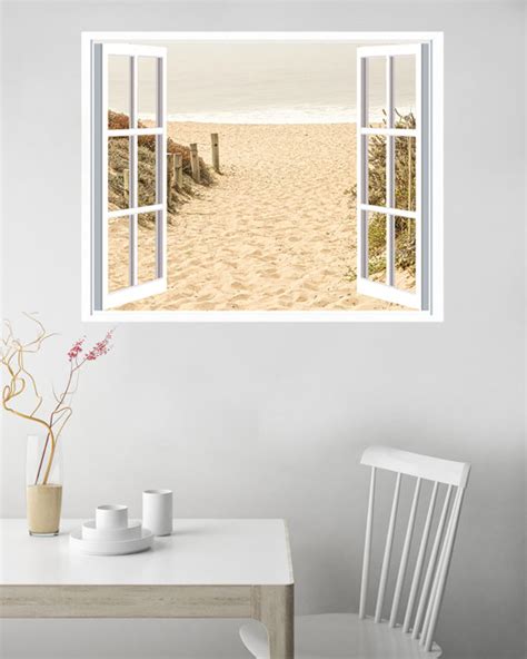 Window View of Beach, Open Window to Beach View, Beach Wall Art, Coastal Décor, Ocean Photo Art ...