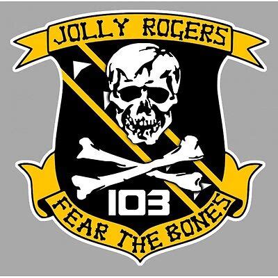 SQUADRON VF 103 JOLLY ROGERS Sticker | eBay