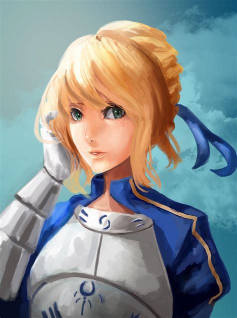 Saber Smile by Daidus on DeviantArt