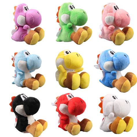 Nintendo Switch Amiibo Pink Blue Yarn Yoshi Woolly World And Plush Toy Figure Poochy Shy Guy Boo ...