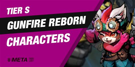 Gunfire Reborn Character Tier List (November 2023) - Best Characters