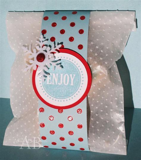 Embellished Paper: Christmas Cookie Bags