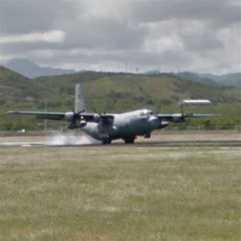 USAF ANG Lockheed C-130H Landing in Puerto Rico in Ponce, Puerto Rico - Virtual Globetrotting