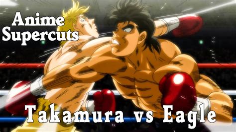 Takamura vs Eagle Supercuts [Hajime No Ippo: Rising] - YouTube