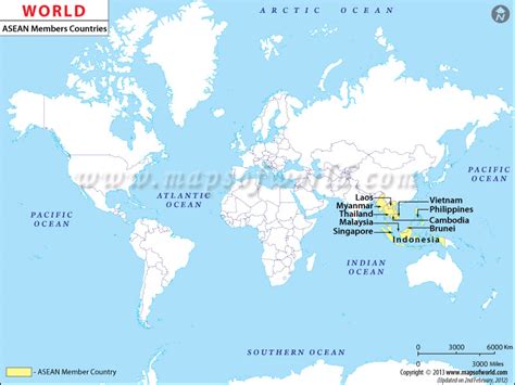 Asean Member Countries Map| Asean Member Countries