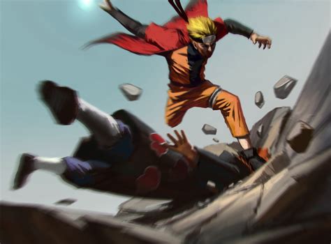 Naruto vs Pain fanart by Jason Kang : r/NarutoGifsMe