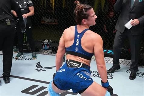 UFC fighter Ailin Perez cashes in after twerking in the cage | Marca