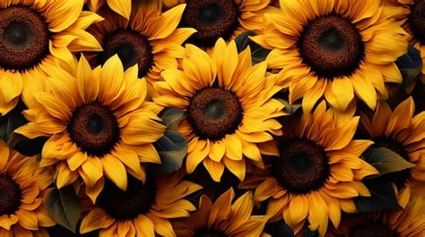 Premium AI Image | Ai generated sunflowers