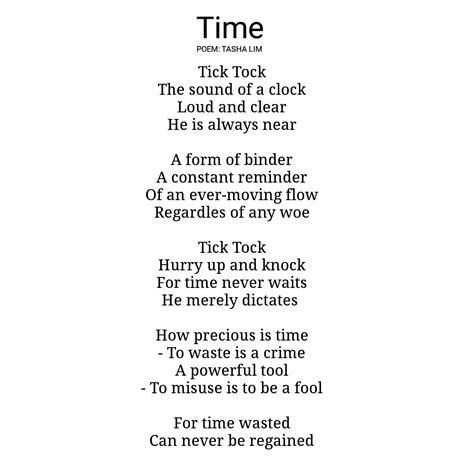 Poem #65: Time