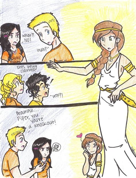 The Heroes of Olympus Fan Art: Piper....YOU'RE A KNOCKOUT | Percy jackson comics, Percy jackson ...