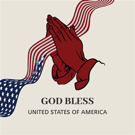 God bless United State of America poster with american flag 23549646 ...