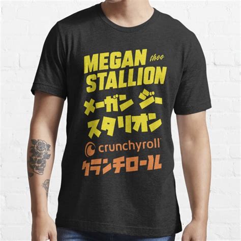 "Megan Thee Stallion Crunchyroll Merch CR Loves Megan Thee Stallion" T-shirt for Sale by ...