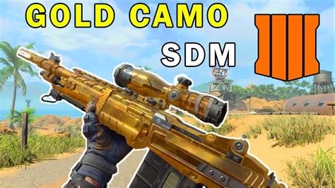 UNLOCKING GOLD CAMO ON THE SDM SNIPER! Unlocking Gold Sniper Camo In ...