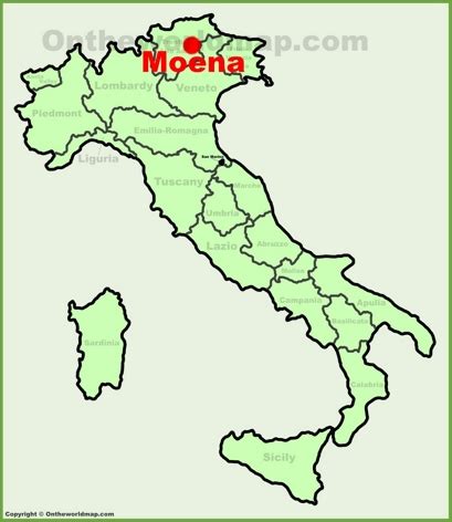 Moena Maps | Italy | Maps of Moena