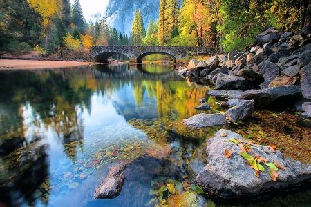 Bridge Across the Merced River, Yosemite NP - Bridges & Architecture ...