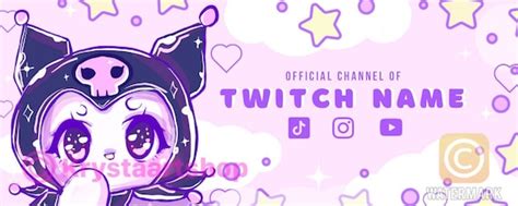 Twitch Banner Skull Kitty - Etsy