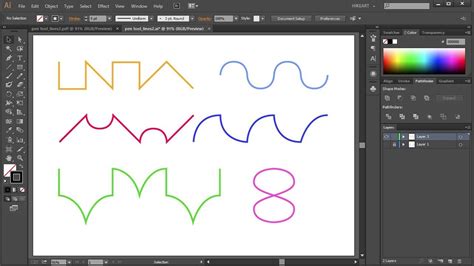 How to Draw Lines Using the Pen Tool in Adobe Illustrator - YouTube