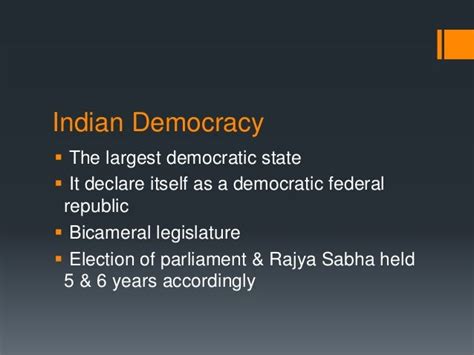 Democracy in india