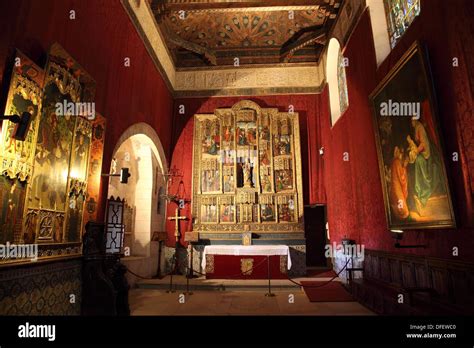 Interior view of the Alcazar de Segovia, Spain Stock Photo - Alamy