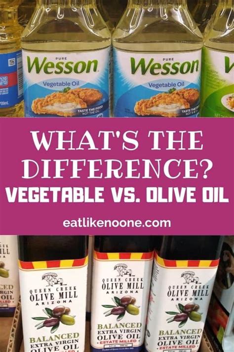 Cooking with Olive Oil vs. Vegetable Oil - Eat Like No One Else