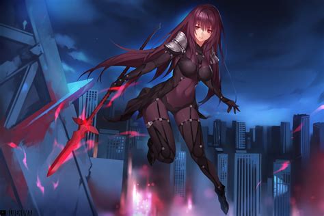 Fate Series Fate/Grand Order Scathach (Fate/Grand Order) #1080P # ...