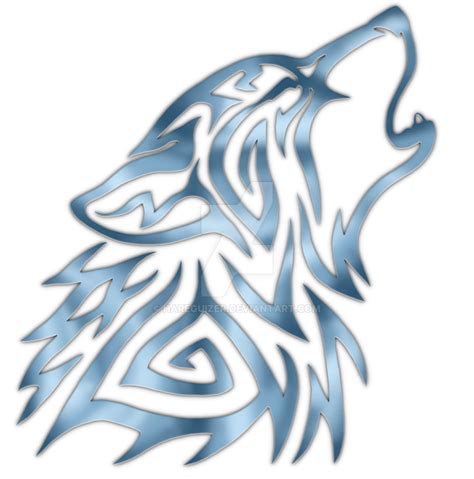 Gray Tattoo Moonlight Howling Wolf In The Transparent HQ PNG Download ...