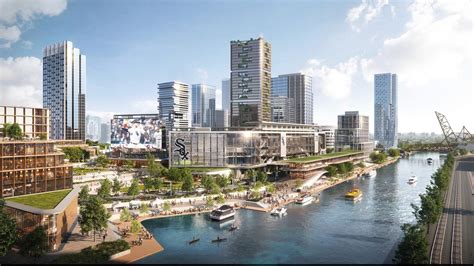 Developer Releases Renderings Showing New Riverfront White Sox Stadium ...