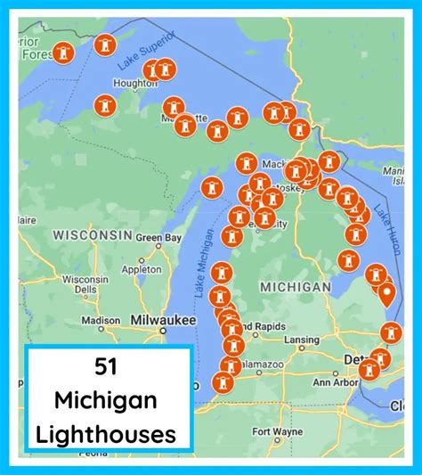 ULTIMATE Michigan Lighthouses Guide with MAP (UPDATED 2023) | My ...