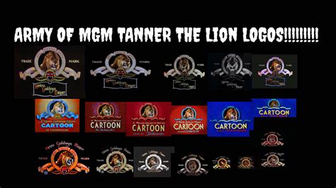 Army Of MGM Tanner The Lion Logos! by jeffy08 on DeviantArt