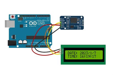 Arduino UNO And RTC Module DS3231 - Makerguides.com