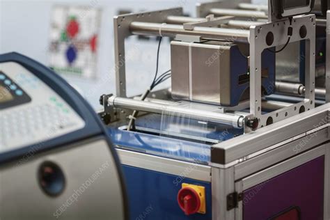 Continuous inkjet printer - Stock Image - F024/5943 - Science Photo Library