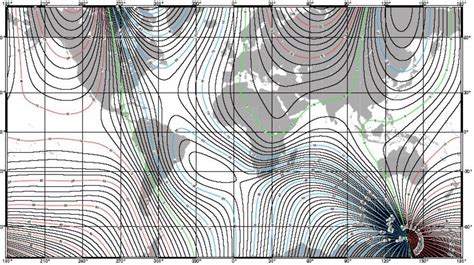 Free Images - world magnetic declination map