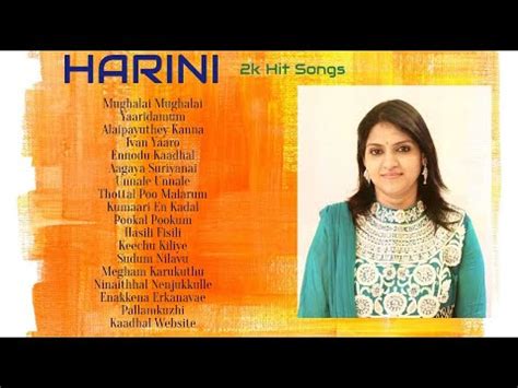 Harini 2K Super Hit Songs - Best of Harini | Love Song | Romantic songs ...