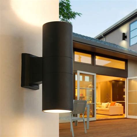 BEIAIDI 6W 10W 24W Up Down COB Outdoor Waterproof LED Porch Wall Lamps Modern Garden Fence ...