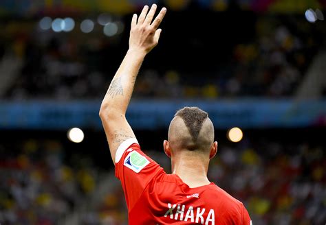 Granit Xhaka (Switzerland) - World Cup Hair - ESPN