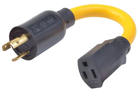 Coleman Cable 90218802 Twist-To-Lock Adapter, 20A-125V, Yellow – toolboxsupply.com