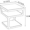 Amazon.com: ZHIRONG Portable Sofa Side Table Living Room Coffee Table 3 Layers Storage Shelf ...